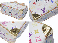 Load image into Gallery viewer, LOUIS VUITTON ルイヴィトン ハンドバッグ トゥルーヴィル モノグラム ホワイト マルチカラー M92663 ゴールド金具 中古 4b004163