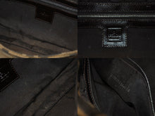 Load image into Gallery viewer, FENDI フェンディ マンマバケット ワンショルダーバッグ ズッカ柄 キャンバス レザー ブラウン シルバー金具 美品 中古 4b004170
