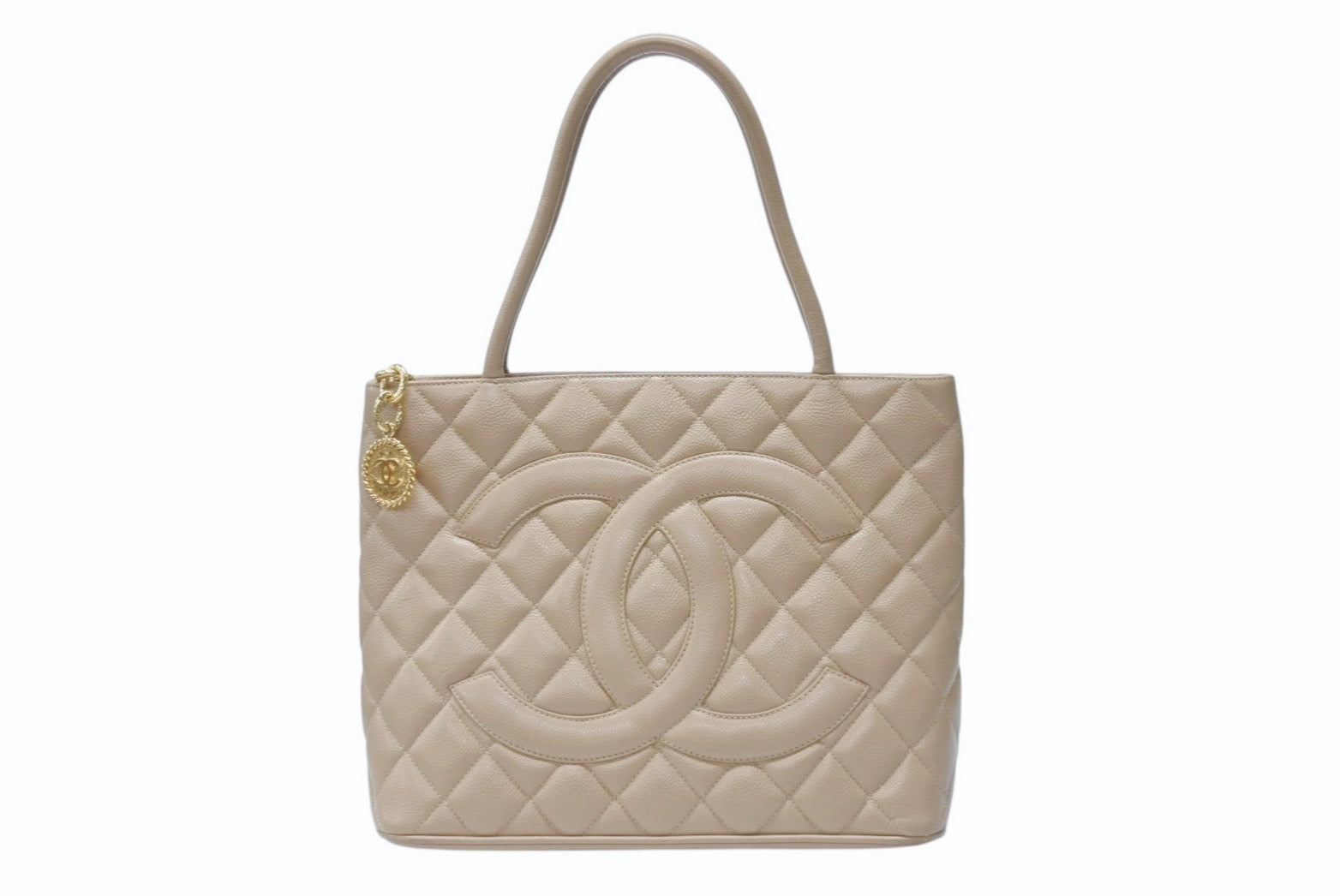 ヴィンテージ シャネル CHANEL 2008年頃製 スケールスパターンCCマークステッチチェーン