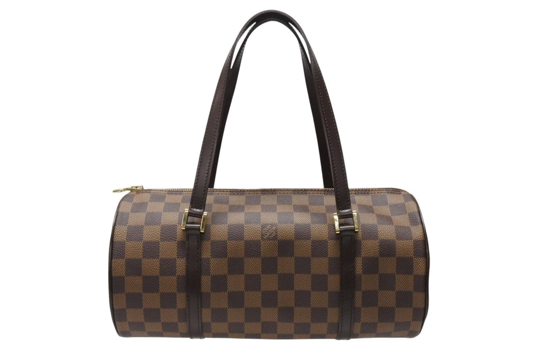 極美品 LOUIS VUITTON ルイヴィトン ハンドバッグ パピヨン30 ダミエキャンバス N51303 ブラウン ゴールド金具 中古 4b004178