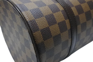 極美品 LOUIS VUITTON ルイヴィトン ハンドバッグ パピヨン30 ダミエキャンバス N51303 ブラウン ゴールド金具 中古 4b004178
