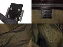 Load image into Gallery viewer, FENDI フェンディ マンマバケット ワンショルダーバッグ 26426 ズッカ柄 キャンバス レザー ブラウン シルバー金具 美品 中古 4b004186