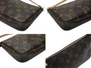 極美品 LOUIS VUITTON ルイヴィトン ポシェット アクセソワール アクセサリーポーチ M51980 モノグラム PVC レザー 中古 4b004189