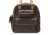 Load image into Gallery viewer, LOUIS VUITTON ルイヴィトン モノグラム エクサントリシテ ハンドバッグ M51161 ブラウン PVC ヌメ革 ゴールド金具 美品 中古 4b004190