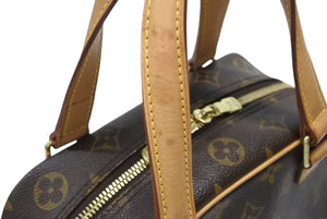 LOUIS VUITTON ルイヴィトン モノグラム エクサントリシテ ハンドバッグ M51161 ブラウン PVC ヌメ革 ゴールド金具 美品 中古 4b004190