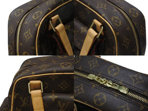 LOUIS VUITTON ルイヴィトン モノグラム エクサントリシテ ハンドバッグ M51161 ブラウン PVC ヌメ革 ゴールド金具 美品 中古 4b004190
