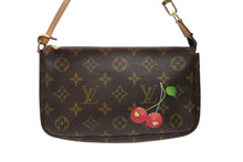 Load image into Gallery viewer, 極美品 LOUIS VUITTON ルイヴィトン モノグラム チェリー ポシェットアクセソワール アクセサリーポーチ 村上隆 M95008 中古 4b004193