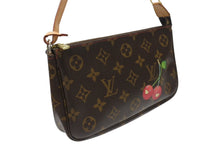 Load image into Gallery viewer, 極美品 LOUIS VUITTON ルイヴィトン モノグラム チェリー ポシェットアクセソワール アクセサリーポーチ 村上隆 M95008 中古 4b004193