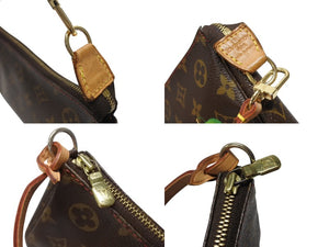極美品 LOUIS VUITTON ルイヴィトン モノグラム チェリー ポシェットアクセソワール アクセサリーポーチ 村上隆 M95008 中古 4b004193