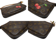 Load image into Gallery viewer, 極美品 LOUIS VUITTON ルイヴィトン モノグラム チェリー ポシェットアクセソワール アクセサリーポーチ 村上隆 M95008 中古 4b004193