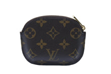 画像をギャラリービューアに読み込む, 極美品 LOUIS VUITTON ルイヴィトン ポルトモネシリング コインケース 小銭入れ M60025 PVC ブラウン ゴールド金具 中古 4b004194