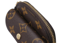 画像をギャラリービューアに読み込む, 極美品 LOUIS VUITTON ルイヴィトン ポルトモネシリング コインケース 小銭入れ M60025 PVC ブラウン ゴールド金具 中古 4b004194