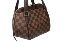 Load image into Gallery viewer, LOUIS VUITTON ルイヴィトン ベレムPM ハンドバッグ N51173 ダミエライン ダミエキャンバス ブラウン ゴールド金具 美品 中古 4b004202