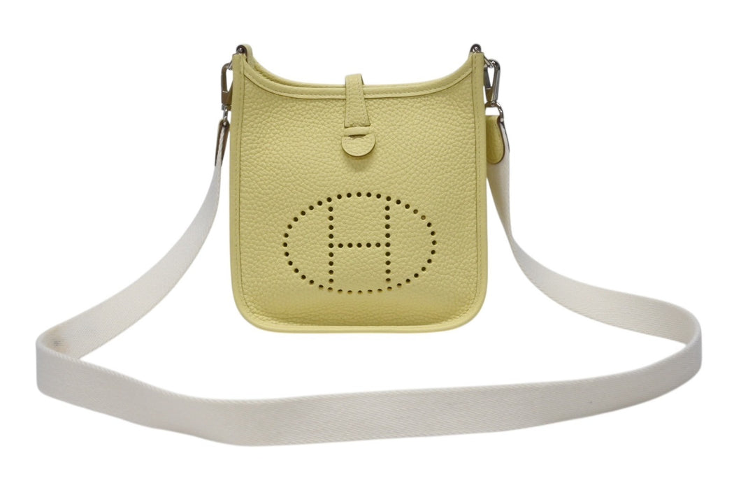 極美品 HERMES エルメス エブリンアマゾンTPM 16 トリヨンクレマンス ジョーヌプッサン シルバー金具 Z刻印 2021年製 中古 4b004205