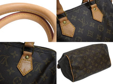 Load image into Gallery viewer, LOUIS VUITTON ルイヴィトン スピーディー25 ハンドバック M41528 モノグラム PVC レザー ブラウン ゴールド金具 美品 中古 4b004207