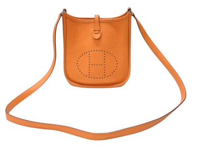 HERMES エルメス エブリンTPM トリヨンクレマンス オレンジ ショルダーバッグ □G 美品 中古 4b004208