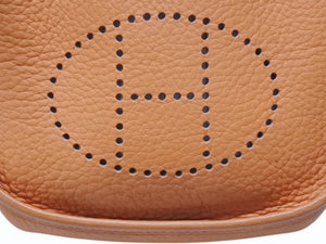 HERMES エルメス エブリンTPM トリヨンクレマンス オレンジ ショルダーバッグ □G 美品 中古 4b004208