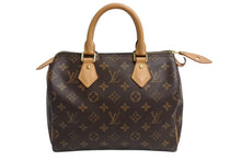 Load image into Gallery viewer, 極美品 新型 LOUIS VUITTON ルイヴィトン ハンドバッグ スピーディ25 モノグラム M41109 ゴールド金具 中古 4b004209
