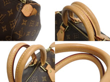Load image into Gallery viewer, 極美品 新型 LOUIS VUITTON ルイヴィトン ハンドバッグ スピーディ25 モノグラム M41109 ゴールド金具 中古 4b004209