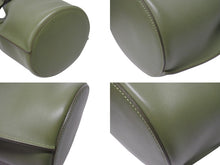 Load image into Gallery viewer, 極美品 CELINE セリーヌ ハンドバッグ ショルダーバッグ 2way ビッグバッグ ナノ バスケット 187243A4T カーキ カーフスキン 中古 4b004210