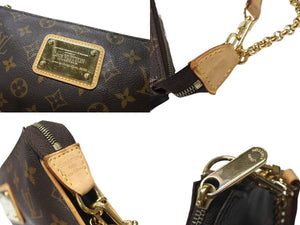 LOUIS VUITTON ルイヴィトン ソフィ アクセサリーポーチ M40158 モノグラム ブラウン PVC レザー ゴールド金具 美品 中古 4b004212