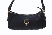 Load image into Gallery viewer, GUCCI グッチ アビー ワンショルダーバッグ セミショルダー ハンドバッグ 130939 GGキャンバス レザー ブラック 美品 中古 4b004216