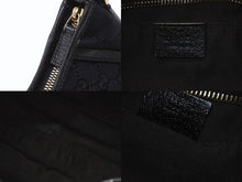 Load image into Gallery viewer, GUCCI グッチ アビー ワンショルダーバッグ セミショルダー ハンドバッグ 130939 GGキャンバス レザー ブラック 美品 中古 4b004216