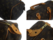 Load image into Gallery viewer, LOUIS VUITTON ルイヴィトン スピーディ25 ハンドバッグ M41109 モノグラム PVC レザー ゴールド金具 ブラウン 美品 中古 4b004218
