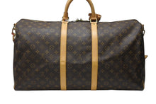 Load image into Gallery viewer, LOUIS VUITTON ルイヴィトン キーポル55 ボストンバッグ M41424 モノグラム PVC レザー ブラウン 美品 中古 4b004219