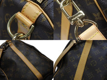 Load image into Gallery viewer, LOUIS VUITTON ルイヴィトン キーポル55 ボストンバッグ M41424 モノグラム PVC レザー ブラウン 美品 中古 4b004219