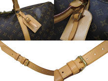 Load image into Gallery viewer, LOUIS VUITTON ルイヴィトン キーポル55 ボストンバッグ M41424 モノグラム PVC レザー ブラウン 美品 中古 4b004219
