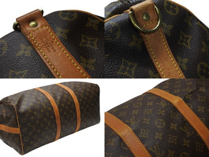 LOUIS VUITTON ルイ ヴィトン ボストンバッグ M41416 キーポルバンドリエール50 ブラウン モノグラムキャンバス 50 美品 中古 4b004222