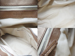 CHLOE クロエ パディントン 南京錠 ミニ ハンドバッグ 01-07-51-5191 レザー ゴールド ゴールド金具 美品 中古 4b004224