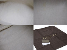 画像をギャラリービューアに読み込む, GUCCI グッチ トートバッグ GGキャンバス ポーチ付き247209 493075 レザー ベージュ ブラウン ゴールド金具 美品 中古 4b004227 