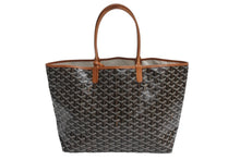 Load image into Gallery viewer, 新品未使用 GOYARD ゴヤール サンルイPM バッグ トートバッグ STLOUIPMLTY01CL01P ブラウン PVC レザー 中古 4b004234