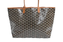 Load image into Gallery viewer, 新品未使用 GOYARD ゴヤール サンルイPM バッグ トートバッグ STLOUIPMLTY01CL01P ブラウン PVC レザー 中古 4b004234
