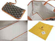 Load image into Gallery viewer, 新品未使用 GOYARD ゴヤール サンルイPM バッグ トートバッグ STLOUIPMLTY01CL01P ブラウン PVC レザー 中古 4b004234