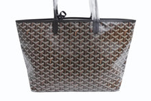 Load image into Gallery viewer, 新品未使用 GOYARD ゴヤール サンルイPM バッグ トートバッグ STLOUIPMLTY01CL01P ブラック PVC レザー 中古 4b004236