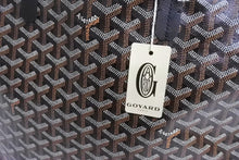 Load image into Gallery viewer, 新品未使用 GOYARD ゴヤール サンルイPM バッグ トートバッグ STLOUIPMLTY01CL01P ブラック PVC レザー 中古 4b004236