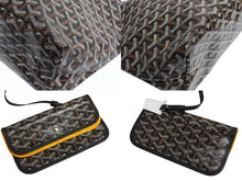 Load image into Gallery viewer, 新品未使用 GOYARD ゴヤール サンルイPM バッグ トートバッグ STLOUIPMLTY01CL01P ブラック PVC レザー 中古 4b004236