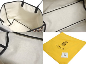 新品未使用 GOYARD ゴヤール サンルイPM バッグ トートバッグ STLOUIPMLTY01CL01P ブラック PVC レザー 中古 4b004236