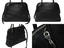 Load image into Gallery viewer, HERMES エルメス BOLIDE ボリード 31 2WAY バッグ トゴ ブラック シルバー金具 ☐I刻印 2005年製 美品 中古 4b004242