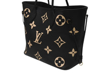 Load image into Gallery viewer, 極美品 LOUIS VUITTON ルイヴィトン トートバッグ M58907 モノグラムアンプラント ネヴァーフル MM ブラック 中古 4b004243
