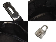 Load image into Gallery viewer, 極美品 HERMES エルメス BIRKIN バーキン35 ブラック ゴールド金具 トリヨンクレマンス ハンドバッグ □N刻印 中古 4b000219