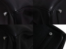 Load image into Gallery viewer, 極美品 HERMES エルメス BIRKIN バーキン35 ブラック ゴールド金具 トリヨンクレマンス ハンドバッグ □N刻印 中古 4b000219