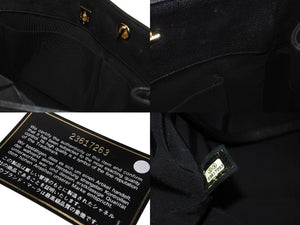CHANEL シャネル ココマーク マトラッセライン チェーントートバッグ ラージ A91046 23番台 キャビアスキン ブラック ゴールド金具 美品 中古 4b004258