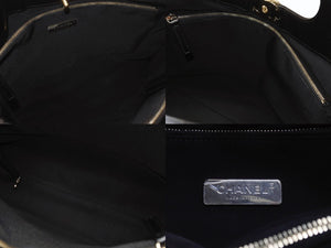 CHANEL シャネル3ココマーク シャネル31 ショルダーバッグ 28番台 ラムスキン ベルベット ブラック ゴールド金具 美品 中古 4b004261