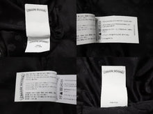 画像をギャラリービューアに読み込む, 極美品 CHROME HEARTS クロムハーツ レザー ダウンジャケット サイズL クロスボール シルバー925 中古 4b004272 