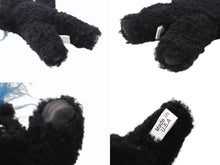 画像をギャラリービューアに読み込む, CHROME HEARTS クロムハーツ TEDDY BEAR テディベア キーリングチャーム クロスボール シルバ−925 ブラック ブルー 美品 中古 4b004274 