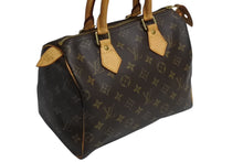 Load image into Gallery viewer, LOUIS VUITTON ルイヴィトン スピーディー25 ハンドバック M41528 モノグラム PVC レザー ブラウン ゴールド金具 美品 中古 4b004279